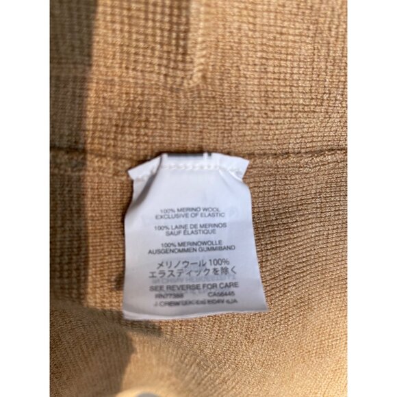 J. Crew Womens Merino Wool Tan Blazer Jacket With 3/4 Sleeves & Pockets Size S - Picture 6 of 8